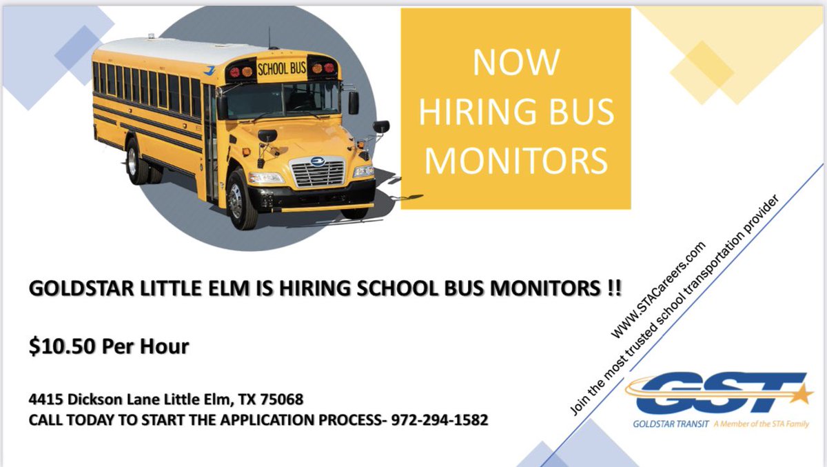 <a href="/LeisdBuses/">LEISD Transportation</a> 
GOLDSTAR Little Elm