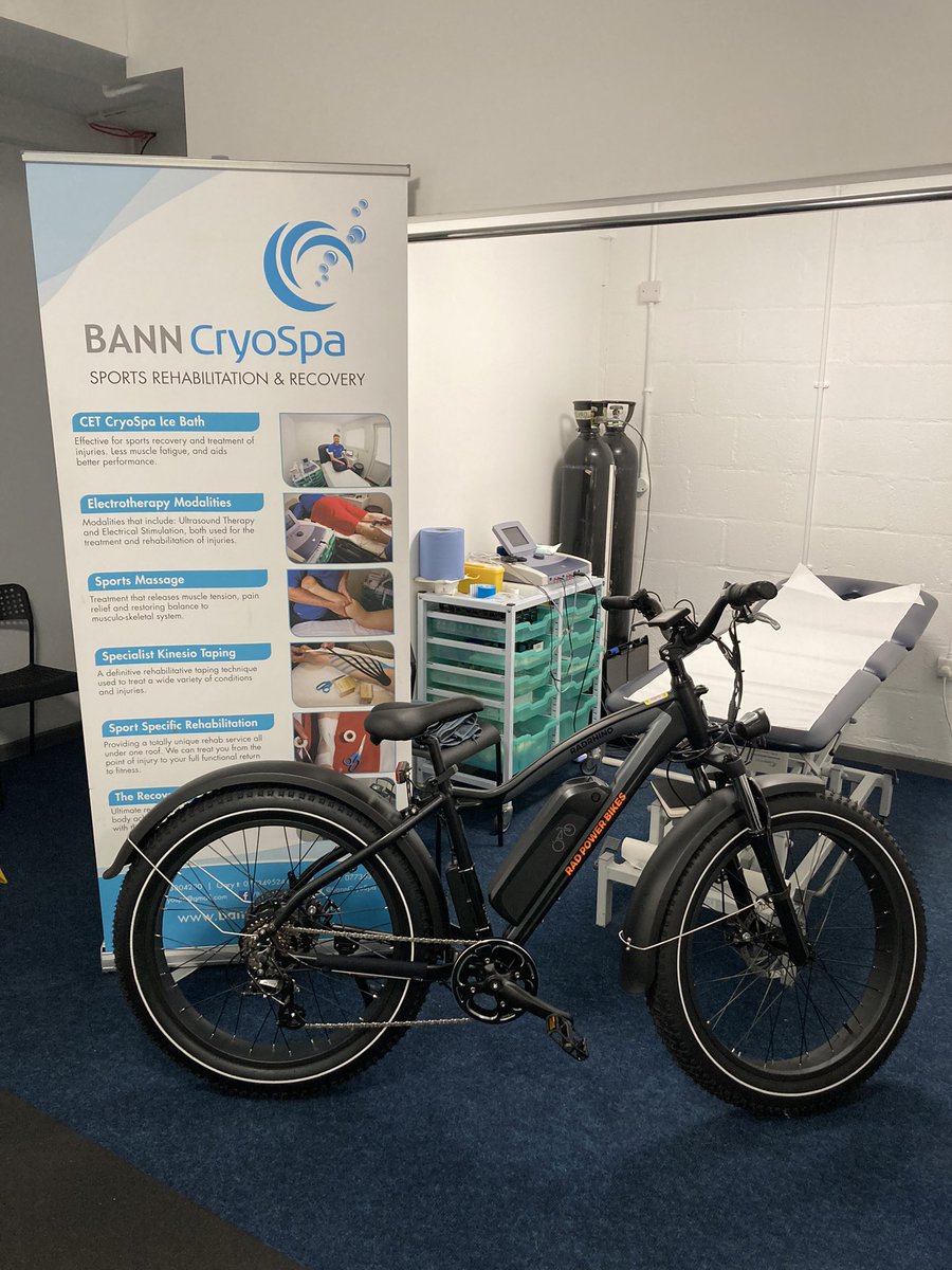 BannCryoSpa's tweet photo. We’ve gone ELECTRIC ⚡️#RaDBikeAdventure https://t.co/H8rVPo77ka