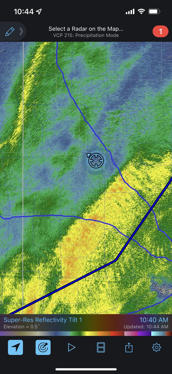 Meteodan's tweet photo. @VORTEXJeff We’re at peak #LafayetteEffect here right now: https://t.co/OvG3lMt4y4