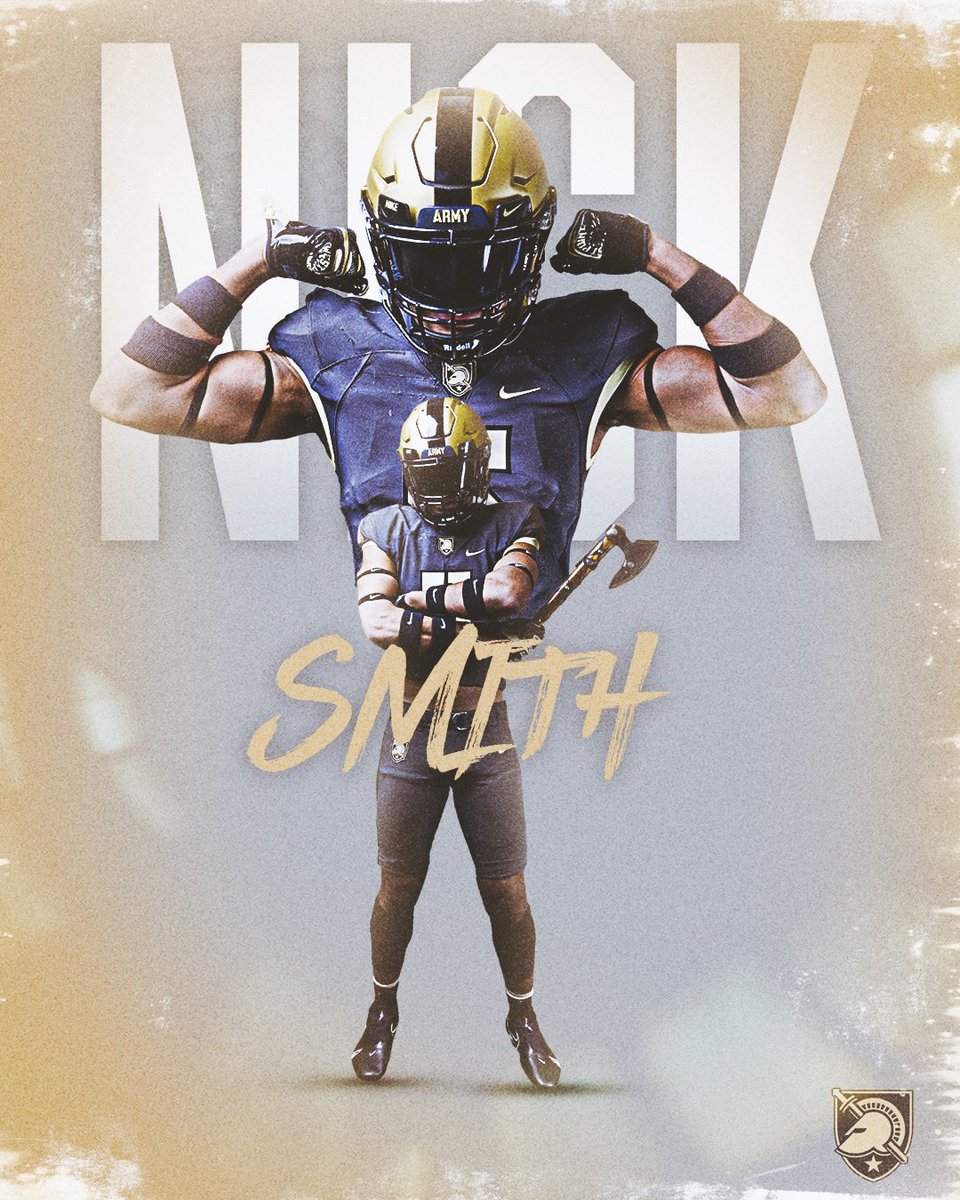 smitty4748's tweet photo. Blessed to announce that I am 100% committed to the United States Military Academy. Thank you @CoachJeffMonken, @CoachJohnLoose, and everyone on the @ArmyWP_Football staff for giving me this opportunity! Excited for the next chapter…📖🏴‍☠️🖤 @CoachTieri @goblackknights #BEATnavy https://t.co/WqQU97vQOH