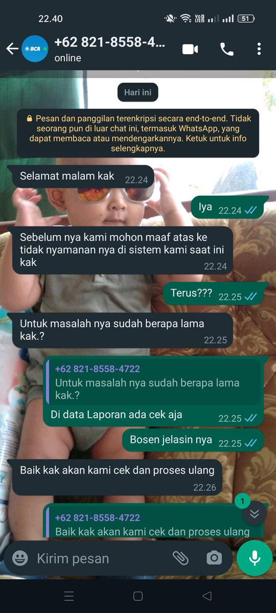 azoep's tweet photo. Ga lama setelah postingan sebelum ini tentang Komplain langsung ada yg kontak "ngakunya" dari BCA https://t.co/kSk5BW9F5x