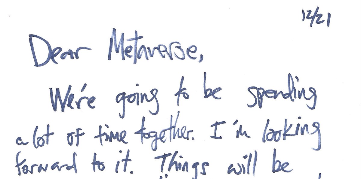 I'm giving away 10 <a href="/METACITZN/">METACITZN</a> Dear Metaverse tokens. Free + gas to claim. I was honored to submit a letter for the collection.

To enter:
1⃣ Follow <a href="/METACITZN/">METACITZN</a> &amp; <a href="/beijingdou/">Josh Ong</a>
2⃣ Retweet and Like this post
3⃣ Tag a friend

Ends in 24 hours ⏲️