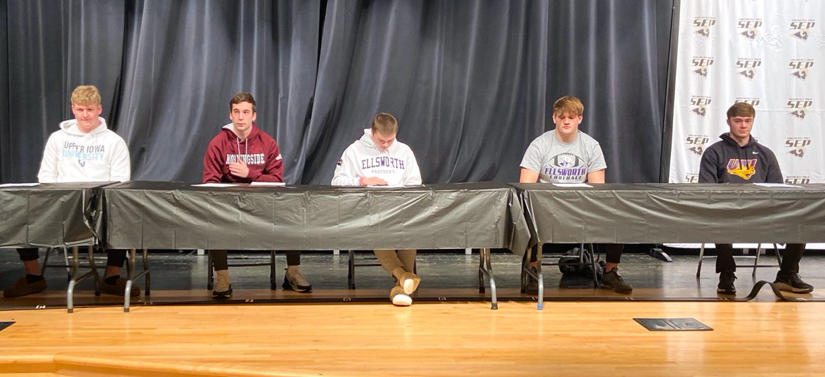 sep_football's tweet photo. National Signing Day. 

We are beyond excited to have many of our players deciding to continue their academic &amp; athletic careers at the collegiate level.

#NationalSigningDay https://t.co/DX0bui8oGp