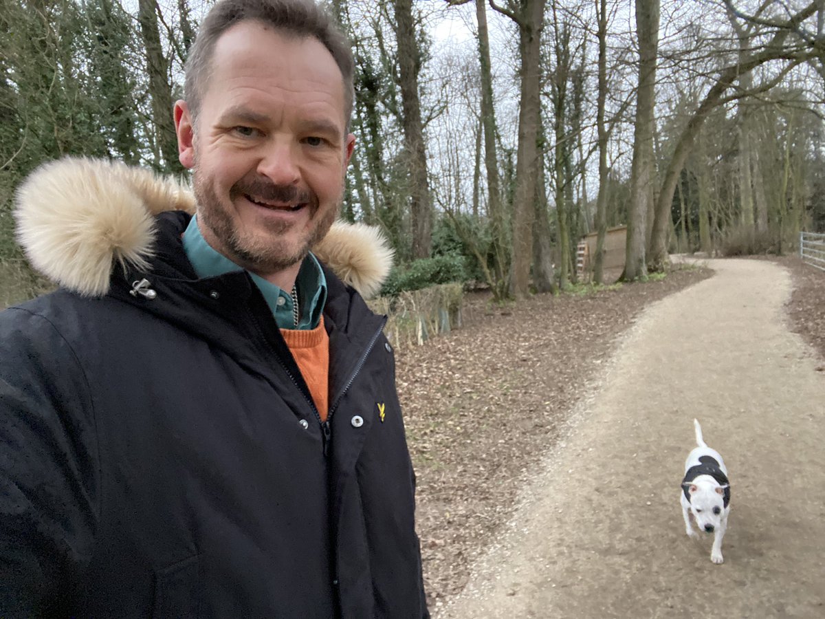 JeremyBuxton's tweet photo. Very late lunch break today, after running another #BBCUpfront @BBCAcademy induction to welcome a fantastic fresh bunch of people to the corporation @bbc ! Taking the dog out for some fresh air at Lotherton https://t.co/yYHyTv6J0W
