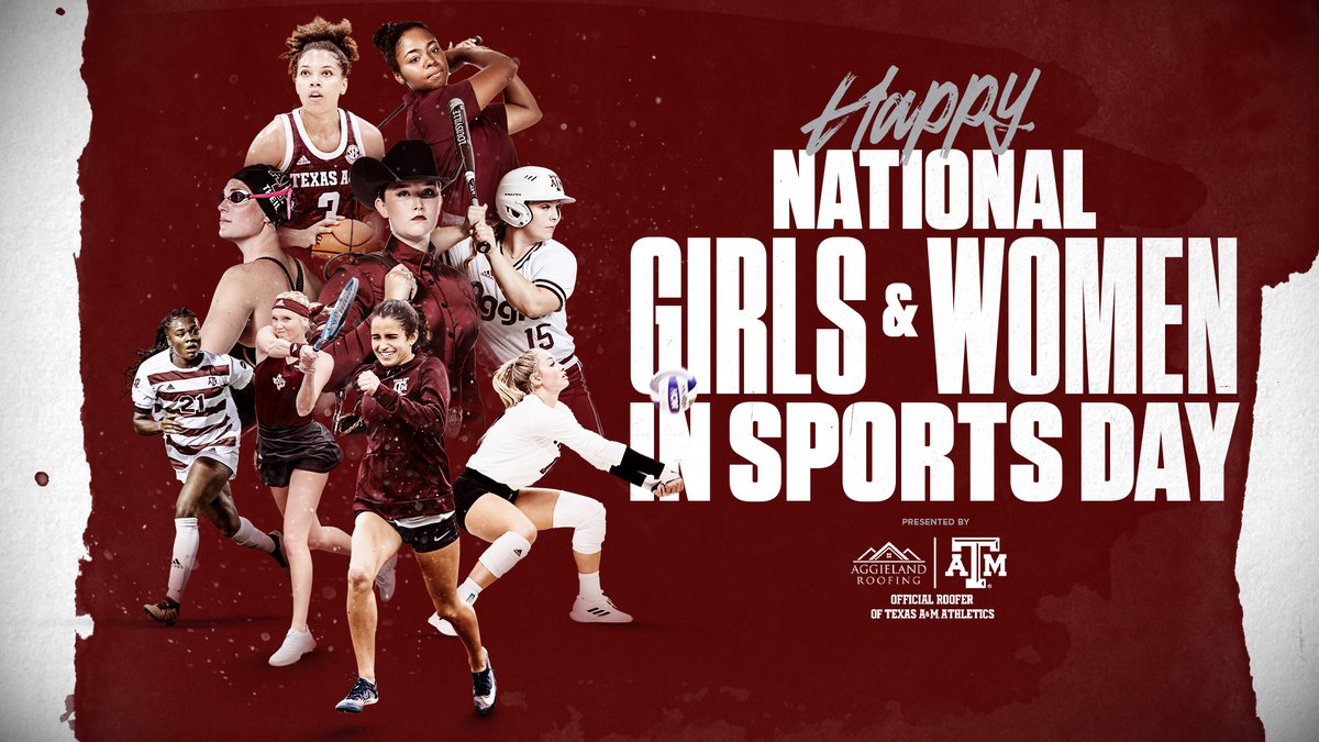 Today and everyday, we celebrate the milestones and accomplishments of our amazing female student-athletes, coaches, staff and administrators. Happy National Girls and Women in Sports Day! 

#NGWSD //<a href="/crsystems/">Aggieland Roofing / CR Systems, Inc.</a>