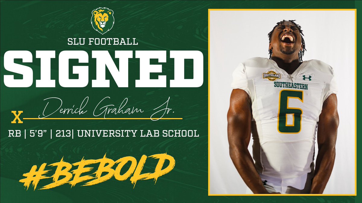 Welcome to Hammond, America <a href="/Derrickgraham_8/">Derrick “Rodeo” Graham Jr.</a>. Let’s get to work. 

#LionUp | #BeBold