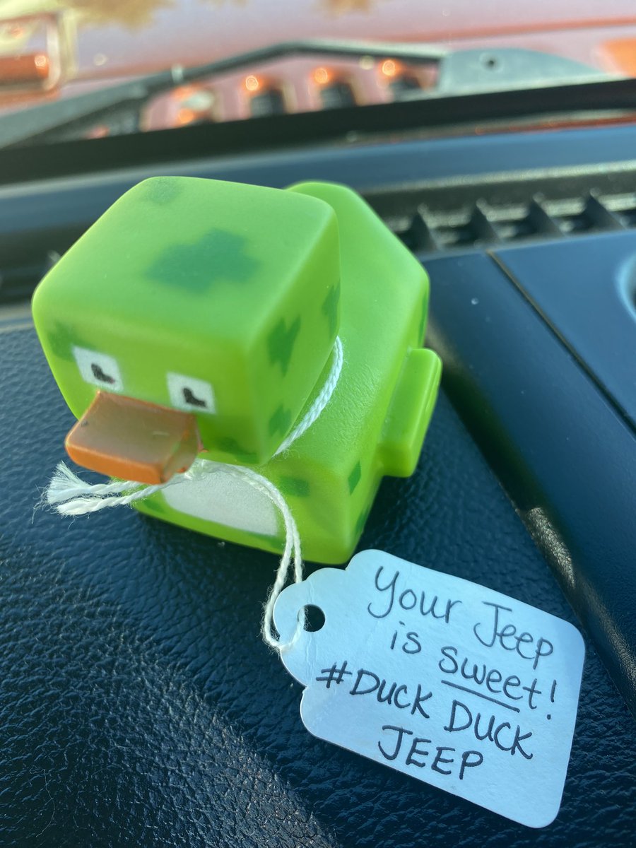 MTMcGarry's tweet photo. #duckduckjeep https://t.co/d7N4nl78Iz