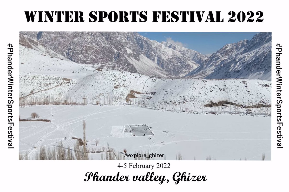 Lahito_08's tweet photo. Finally the hidden treasure of Gilgit Baltistan is all set to host the winter festival 2022
 #phanderWinterSportsFestival https://t.co/jTzYmUZM8U