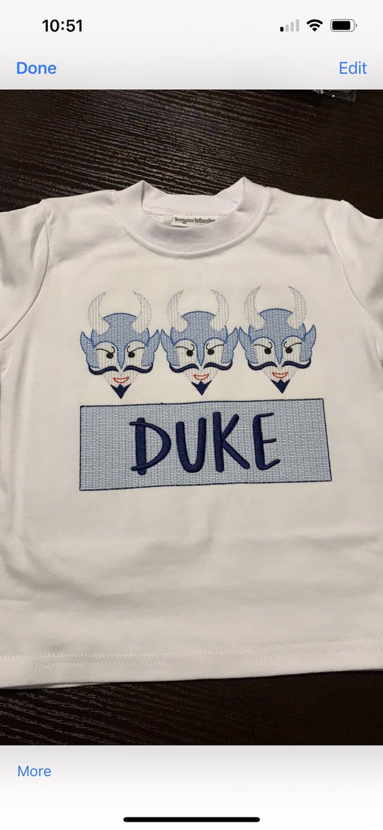 cattherinneee's tweet photo. When you get your toddler a custom shirt for the game Saturday…. @DukeMBB #UNChateweek https://t.co/jyenK5o9Be