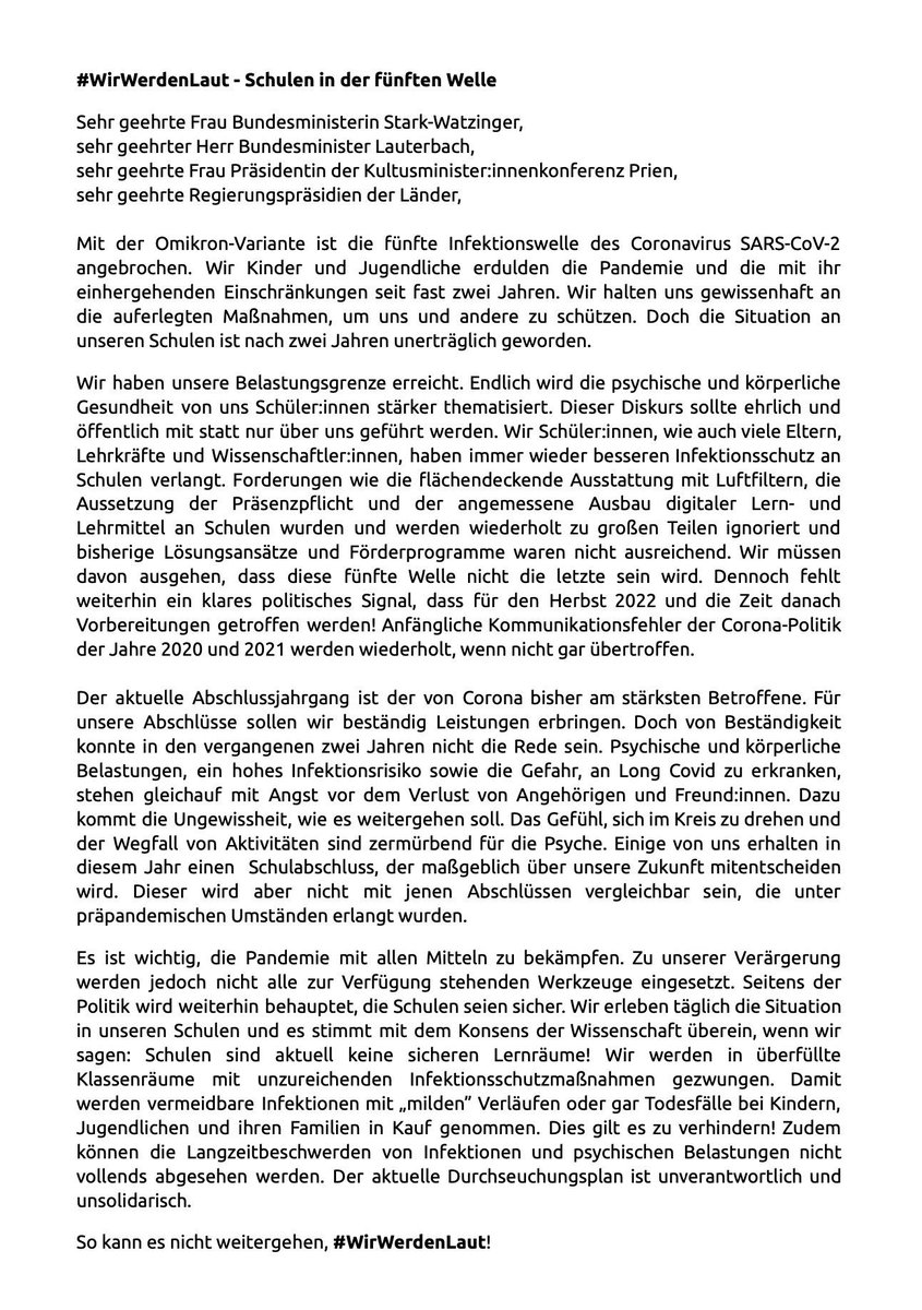 WirWerdenLautDE's tweet photo. #WirWerdenLaut https://t.co/q184O9wlwM
