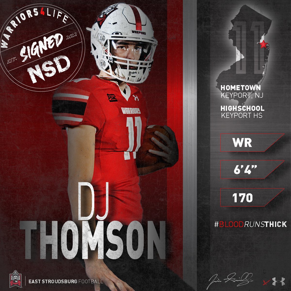 ESU_Football's tweet photo. 🚨𝐖𝐀𝐑𝐑𝐈𝐎𝐑 𝐍𝐀𝐓𝐈𝐎𝐍🚨
Introducing the newest member of the 𝑾𝑨𝑹𝑹𝑰𝑶𝑹 family, DJ Thomson‼️

Welcome him with a follow @dj_thomson4 

#BLOOD𝘙𝘜𝘕𝘚𝐓𝐇𝐈𝐂𝐊💯
𝘞𝘩𝘦𝘳𝘦 WA②②IORS 𝘉𝘦𝘭𝘰𝘯𝘨 https://t.co/1mRz34VErK