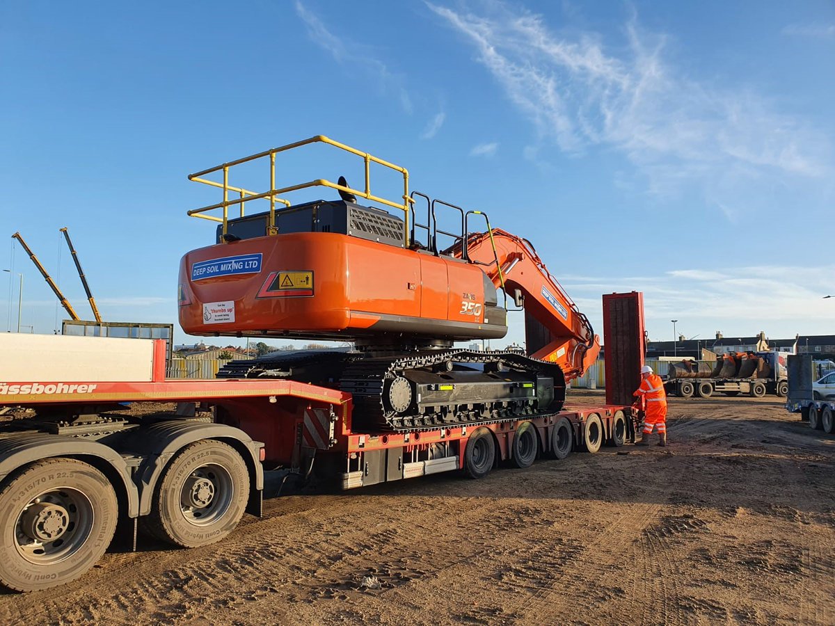DeepSoilMixing's tweet photo. We have taken delivery of a 35 tonne Hitachi excavator from @hire_synergy We will be using various soil mixing attachments on this on our latest project https://t.co/AeLNkIz4m9 #SoilMixing #SoilStabilisation #CivilEngineering #Construction #GroundRemediation #DeepSoilMixing https://t.co/PsiD7CVV6z
