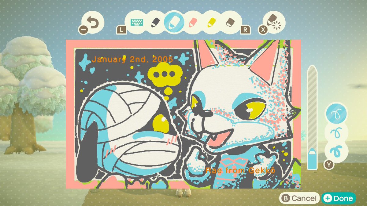 raecnh's tweet photo. some from the last batch before i took a break 🥳💖

[COMM]
#ACNH #AnimalCrossing https://t.co/WuQUFvVibs