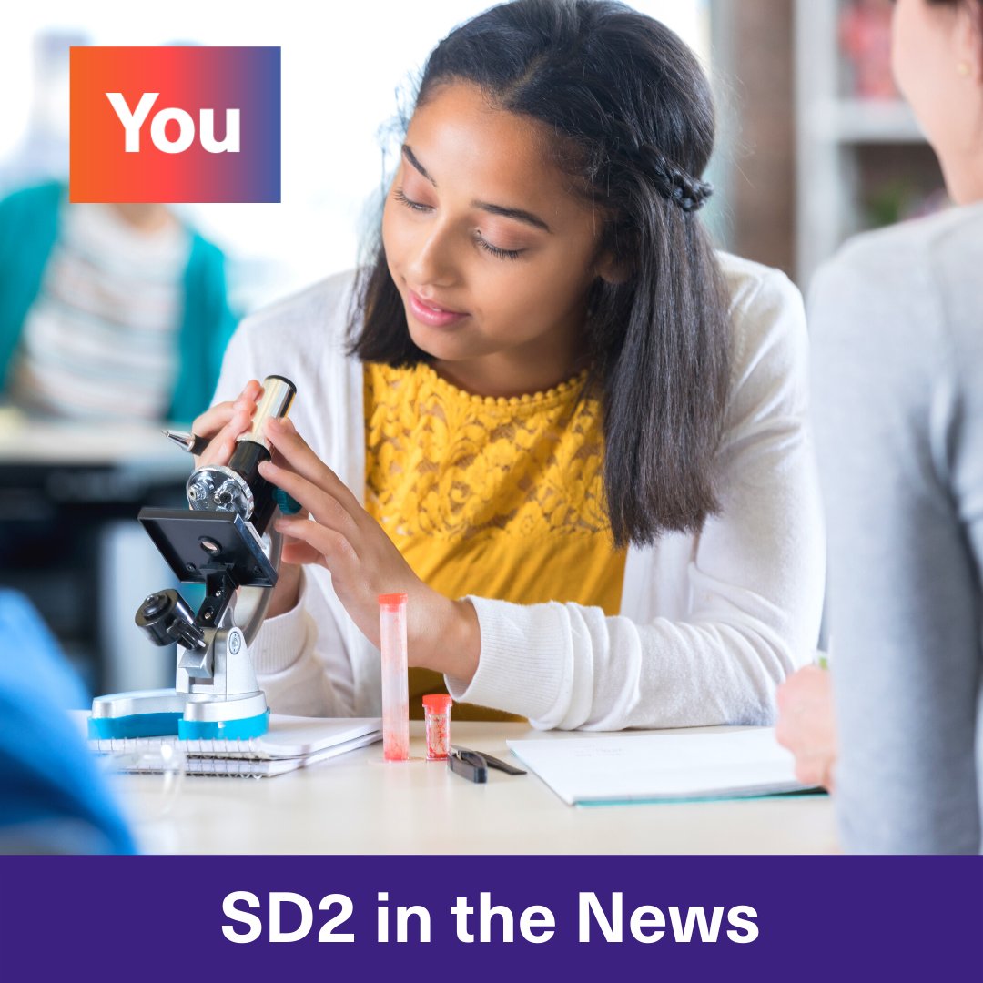 SD2org's tweet photo. We are grateful to @SDbusiness for shining a light on the lack of diversity in STEM, and the mission of SD2 to change that.
Check out the full article here.
https://t.co/JLtqu57k6h
#PoweredBySTEM #CommunityImpact #IgniteTheSpark #SanDiego https://t.co/gMfBJgD1LJ