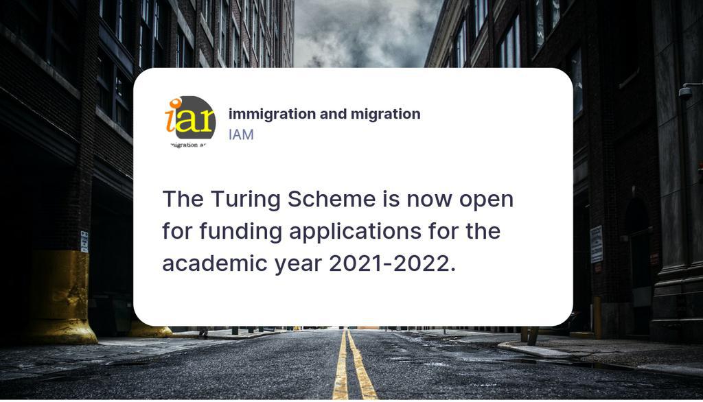 NigeriaVisas's tweet image. UK’s Turing Scheme Now Open for Applications
▸ iam.re/3eZZ5xK

#UK #UkGovernment #UniversityStudy #IaM #ImmigrationUpdates