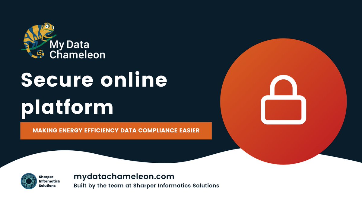 SharperInfo's tweet photo. Data security is critical, and we provide top-level security and recoverability so you can focus on delivering energy efficiency in your community. #MyDataChameleon https://t.co/8hORD2Hgyy