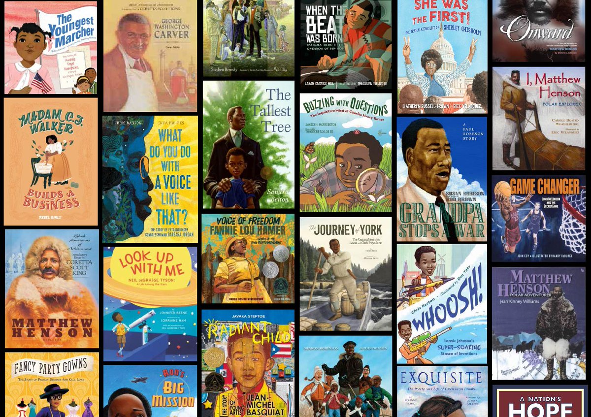 BKLYNlibrary's tweet photo. Celebrate Black Excellence all year long! Our librarians have curated a booklist that explores and uplifts Black voices, culture and history. This list is fit for readers of all ages—Happy #BlackHistoryMonth!✊📖 ❤️ https://t.co/oU2WRAHv3v https://t.co/bQuDXbhnLj