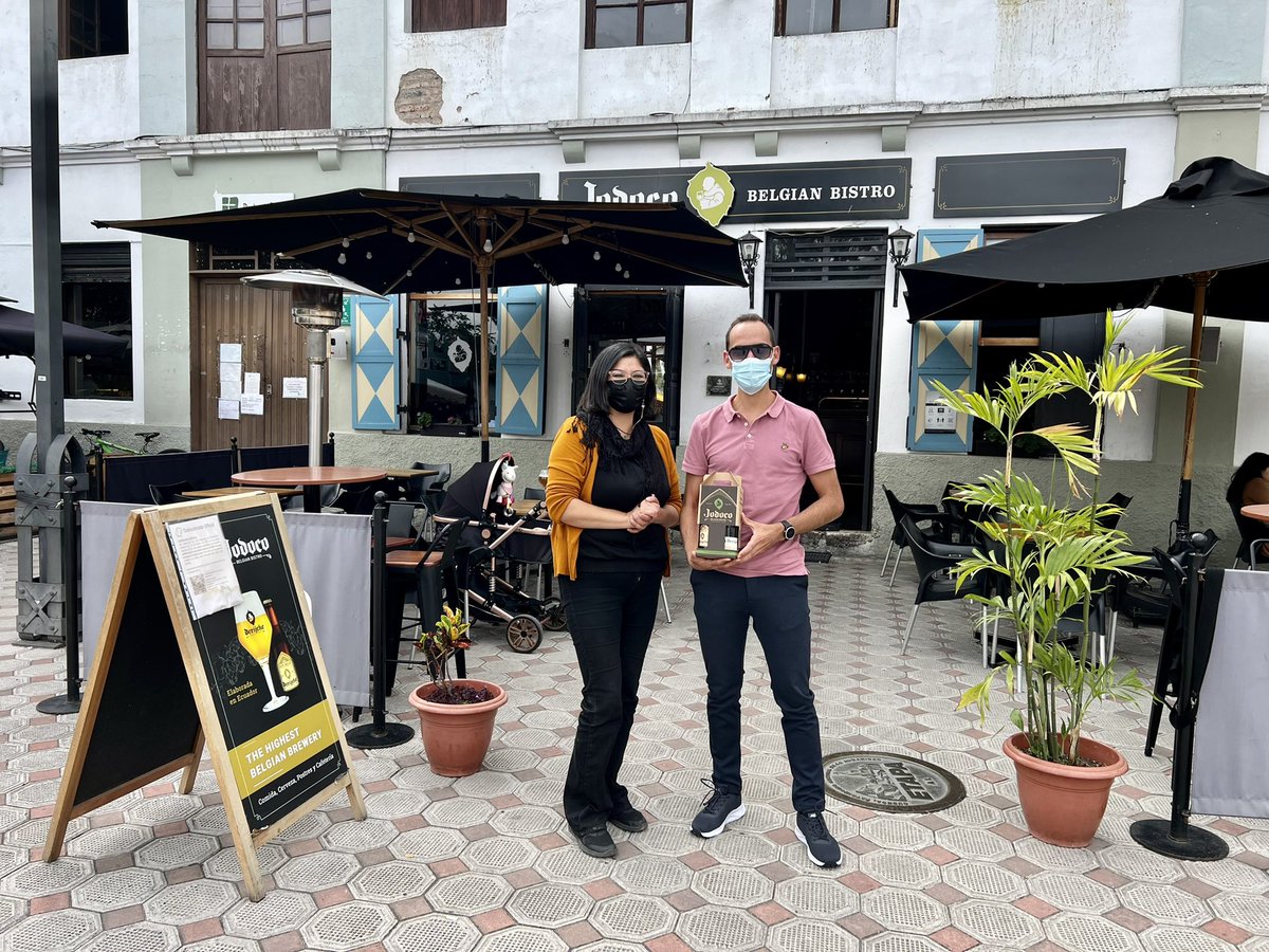 jsellesl's tweet photo. Named after the Belgian Monk  #Jodoco who first introduced Belgian Beer 🇧🇪🍺in Latin-America already in 1535. The Belgian bistro and brewery #Jodoco is a must visit in beautiful Cuenca, Ecuador 🇪🇨 https://t.co/kcYi8qAaC5