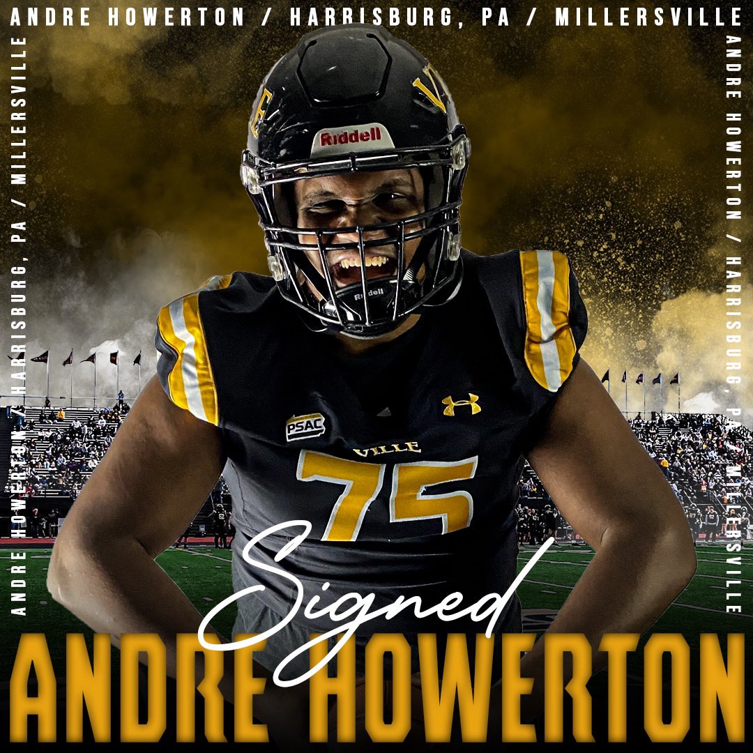 Welcome to the Family Andre Howerton, OL from Central Dauphin East 6’2 290 〽️