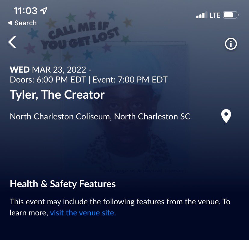 emptysky__'s tweet photo. my friend is selling their tyler the creator tickets for $30 per ticket!! https://t.co/ZvxQ6dq1vJ