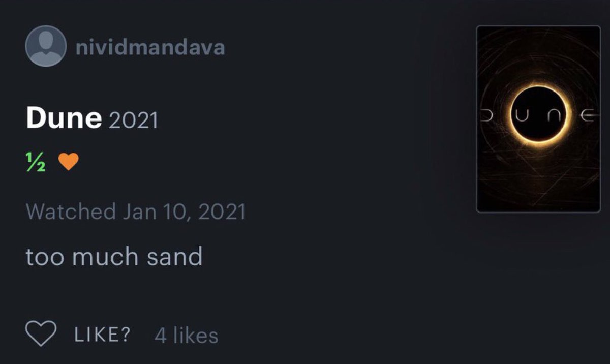 letterboxd reviews with threatening auras tweet media