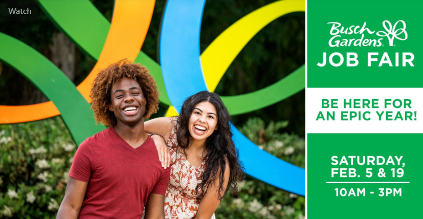 SimplyHRLLC's tweet photo. Come see us at our Spring Hiring Job Fair - for an EPIC job! #buschgardens #seaworld #jobs #epicjobs #pantheon #hiring #jobfair #jobseekers #wearehiring #signonbonus #funjobs @BGWilliamsburg https://t.co/a64WHPohup
