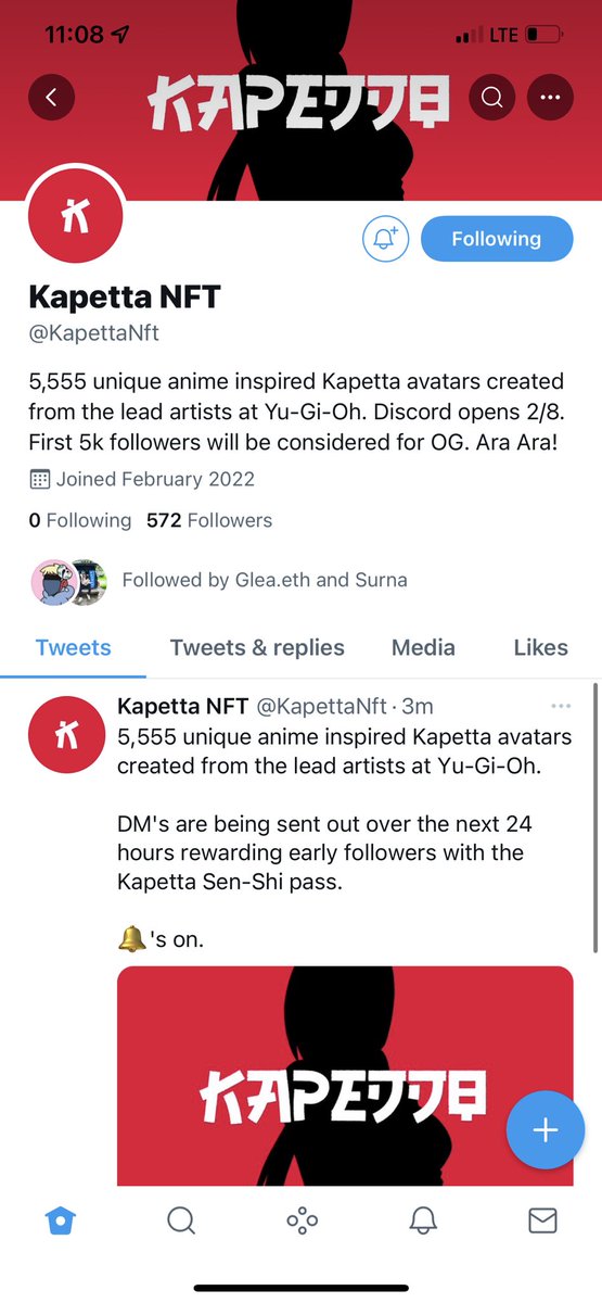 4bnikeKicks's tweet photo. @KapettaNft Early🥳 https://t.co/CYThxIZtBs