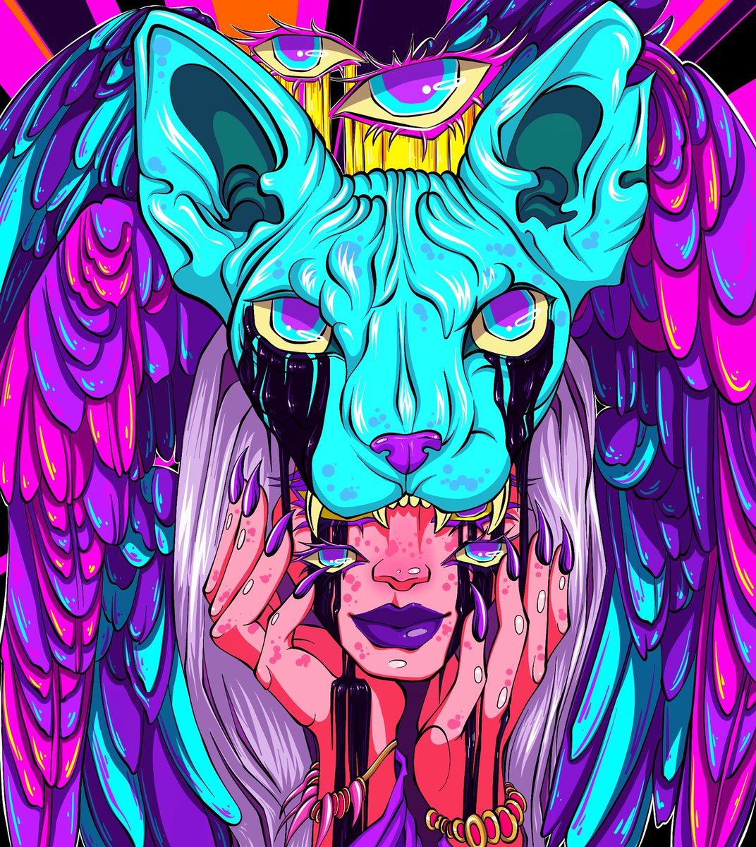 New Drop on <a href="/opensea/">OpenSea</a> 👐🏻
Art “Dark Archangel” 

“When we are sad, God sends an angel to earth - who will come and wipe our tears...”

💜1/1
💜opensea.io/assets/0x495f9…
#NFTCommmunity #NFTartists #nftart #NFTdrop #artwork #artist #storytime #NFTCollection #Ethereum