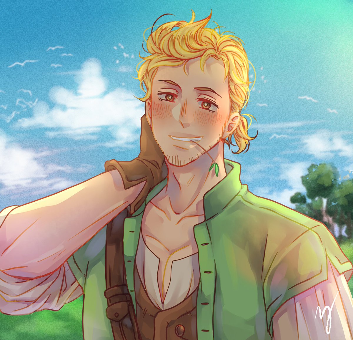 cookiekurimu's tweet photo. gentle souls 🌱🌟💖
#octopathtraveler #alfyn #ophilia https://t.co/PJ2CFhEhWa