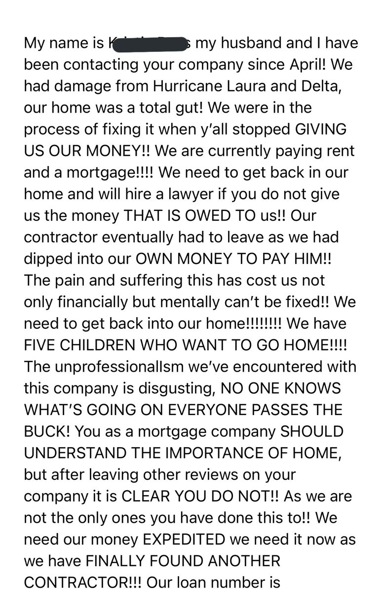 kitkat68960786's tweet photo. IMAGINE BEING DISPLACED FROM YOUR HOME SINCE October of 2020, being in the process of fixing it THEN YOUR MORTGAGE COMPANY BEGINS WITHHOLDING YOUR MONEY FOR NO REASON! Imagine paying mortgage, and rent, dipping into your pockets to pay a contractor, only for him to have to leave. https://t.co/G3pGRJTk4f