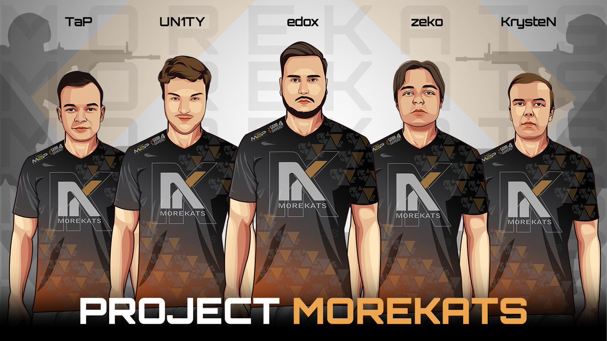 🚨ANNOUNCEMENT🚨

Mit großem Stolz darf Morekats Gaming in Kooperation mit <a href="/edoxCS/">edox</a> ein weiteres @CSGO Team mit dem Namen "Project Morekats" willkommen heißen! Macht euch vor allem auf viel Content bereit!

<a href="/Stavenyt/">Steven Eismann</a>

<a href="/edoxCS/">edox</a> <a href="/dUN1TY/">UN1TY</a> <a href="/_KrysteNz/">KrysteN</a> <a href="/I1TaPI/">Ta P</a> @zekob0b <a href="/YogiCS_/">YoGi</a>
-
#GOKATS