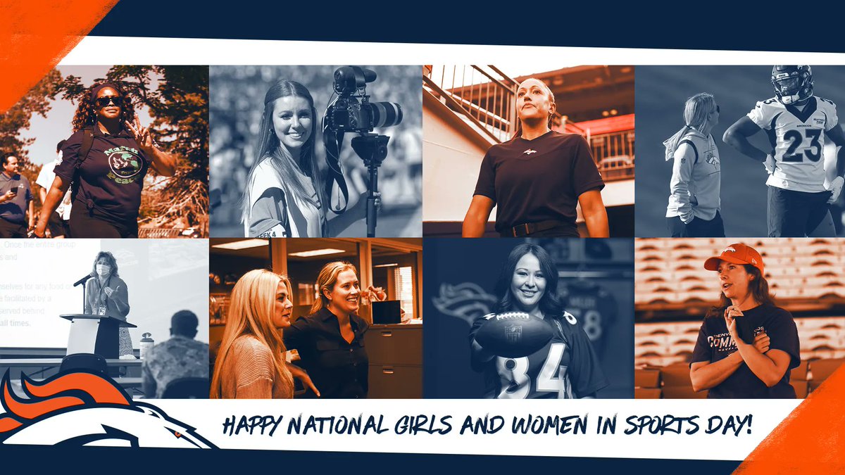 Happy National Girls &amp; Women in Sports Day to all of the amazing women making a difference in our organization and in #BroncosCountry!

#NGWSD