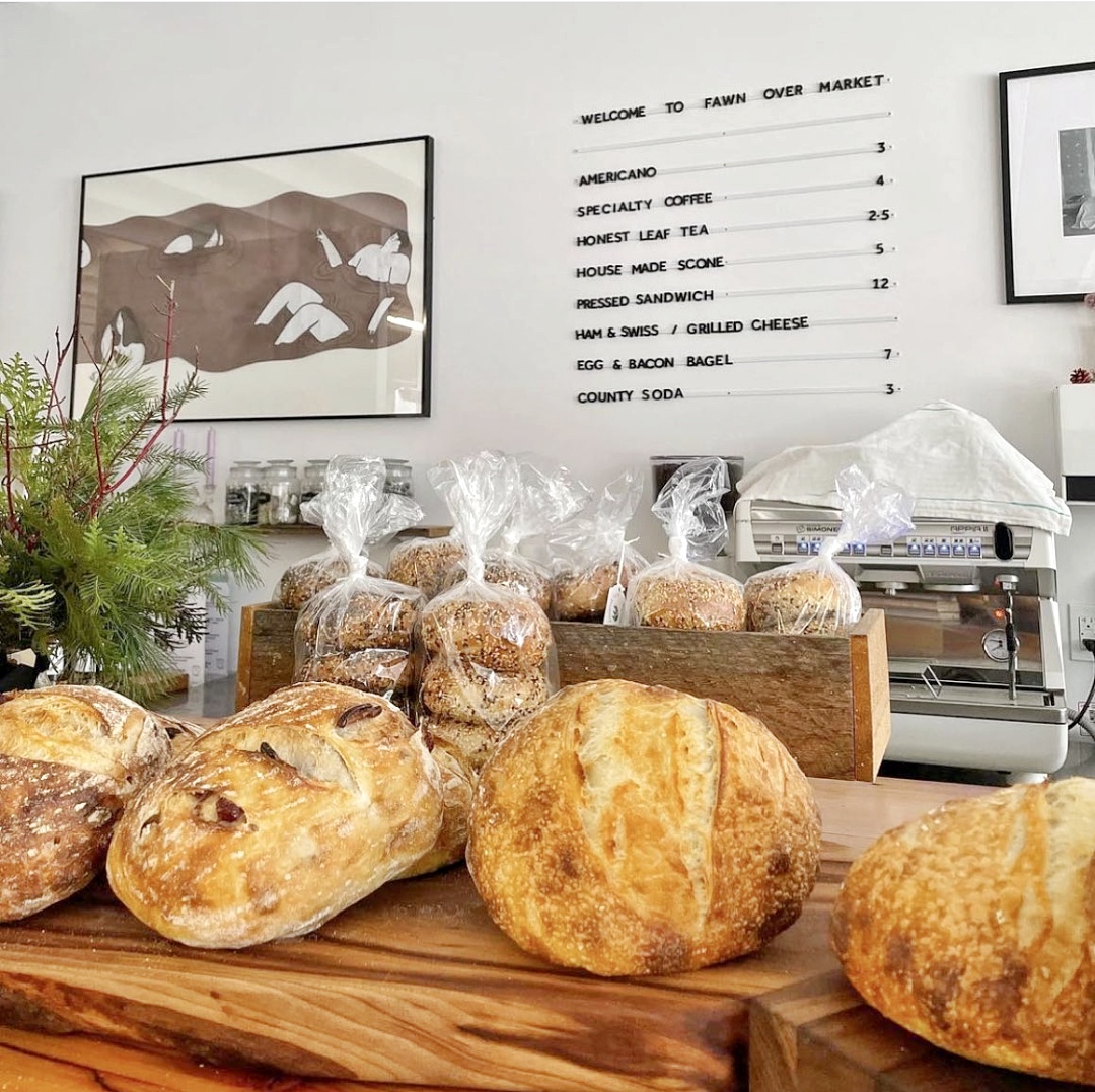 WE ARE BREAD-Y TO EAT

The longer we're at Fawn Over Market, the more we add to our shopping basket. Pop in for a coffee and delicious nibbles in Carrying Place!

📆 Open Thursday-Saturday 11 AM-6 PM, Sunday 12-5 PM
📸 @ fawnovermarket 
📍 <a href="/quintewest/">City of Quinte West</a>
👉 @SouthEast_Ont