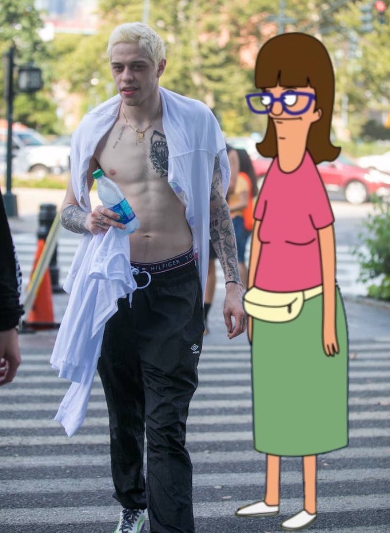 BobsCredits's tweet photo. It was only a matter of time before these two were spotted together. #BobsBurgers https://t.co/dfbEbUipkR