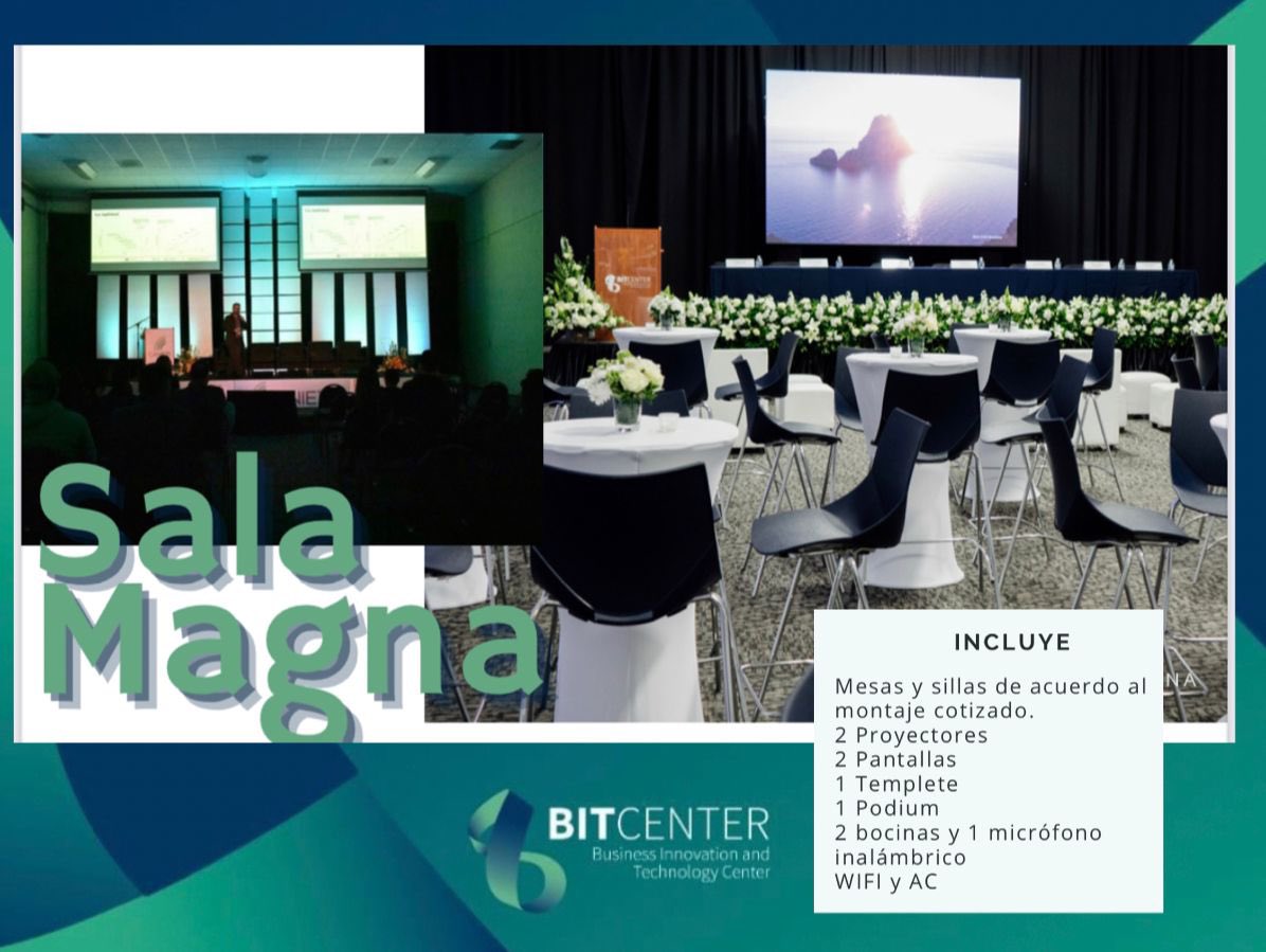 El primer centro de tecnologías en el #noroeste de #México, cuenta con los mejores espacios para las actividades y eventos de tu empresa o negocio.
Contáctanos en #BITCenter, 
Blvd. Díaz Ordaz No. 12415. Fracc. El Paraíso 22106 Tijuana.
(664) 380 60 17 I eventos@bitcenter.mx