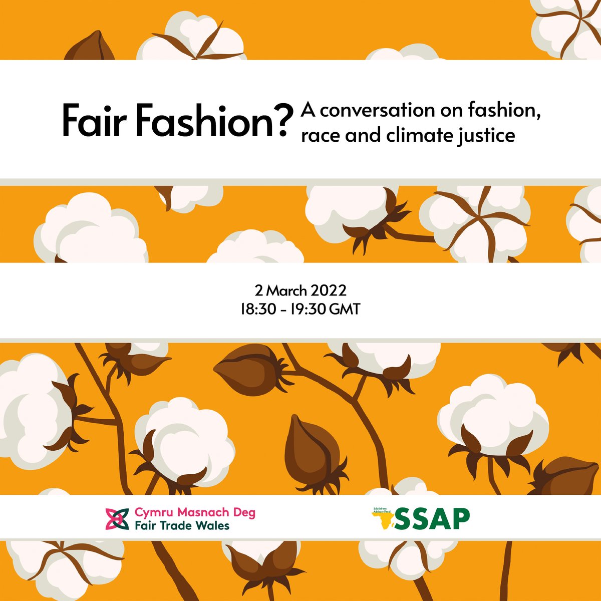 📢 EVENT: Fair Fashion? A conversation on fashion, race and climate justice Join our online convo on the global fashion industry, and its impact on people and planet. Guest speakers @opheliaax, @Simmoneahiaku, and Subindu Gharkel #FairtradeFortnight bit.ly/3rk8YMm