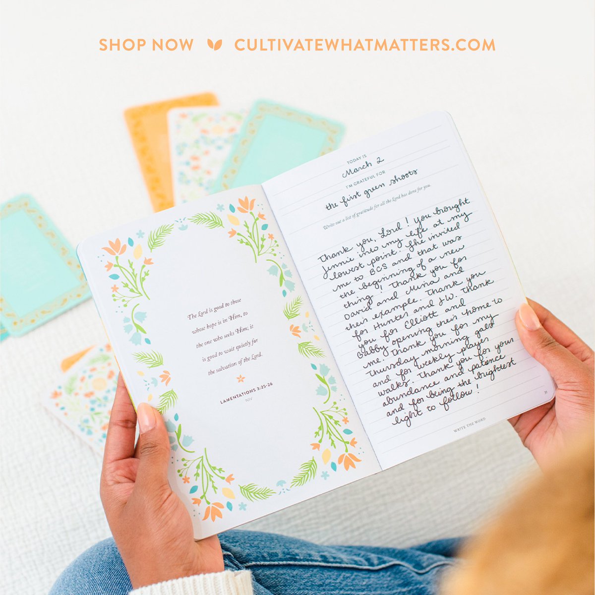 jenifermetzger's tweet image. Cultivate What Matters has a brand new Write the Word journal for Lent! But, it is selling out FAST! If you want this beautiful Write the Word Lent journal and Scripture card set, you want to order now! shrsl.com/3d7yn
#cultivatewhatmatters #writetheword #lent #lent2022