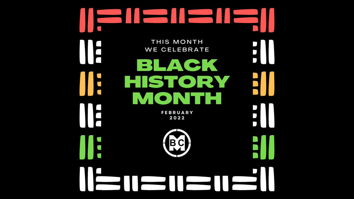 BMC_and_MCS's tweet image. February marks Black History Month! The theme for Black History Month 2022 February and Forever: Celebrating Black History today and every day.

For more information please check out the website: buff.ly/2ShyJMS

#Blackhistorymonth2022 #BlackHistoryMonth #BMC