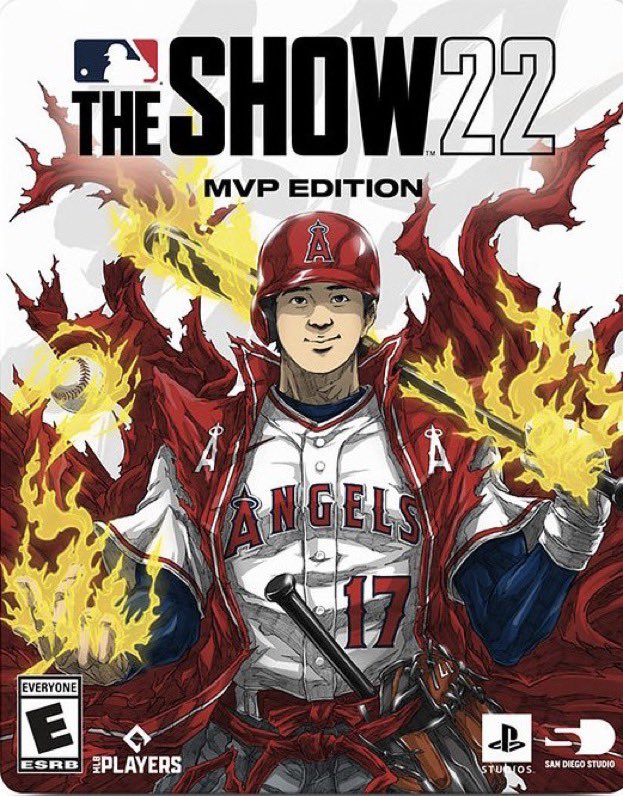 barstoolsports's tweet photo. The new MLB the Show cover is literal fire flames @StoolGametime https://t.co/wUn8UyPxR1