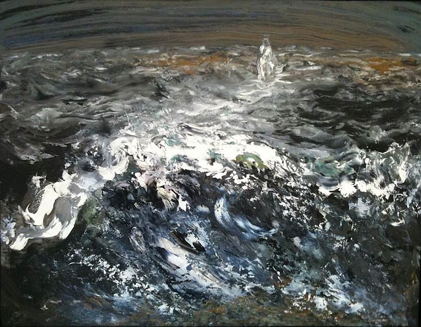 WesleysChapel's tweet photo. Tomorow at 12.45pm we continue our series of services drawing on the Methodist Modern Art Collection. This week's Painting is Maggi Hambling's "Good Friday: Walking on water". #Methodist #MethodistModernArt #Worship #ServiceoftheWord #ModernArt #MaggiHambling https://t.co/YiwqA1CAyG