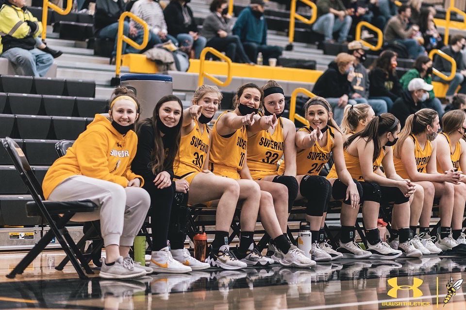 uwswbb's tweet photo. We are proud to celebrate girls and women in sports, and their pursuit of excellence on and off the field of competition. #WeAreSuperior #EarnIt #NGWSD https://t.co/EeyW0DbkJQ