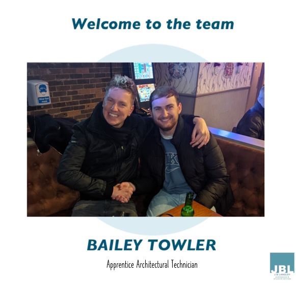 JBL have a new starter! 🤝 Delighted to announce that Bailey Towler, @btowler7 has successfully passed his 3 month review with flying colours. 👍👏 He joins our ever expanding Architectural Team as an Apprentice Architectural Technician. #newstarter #apprentice #architecture