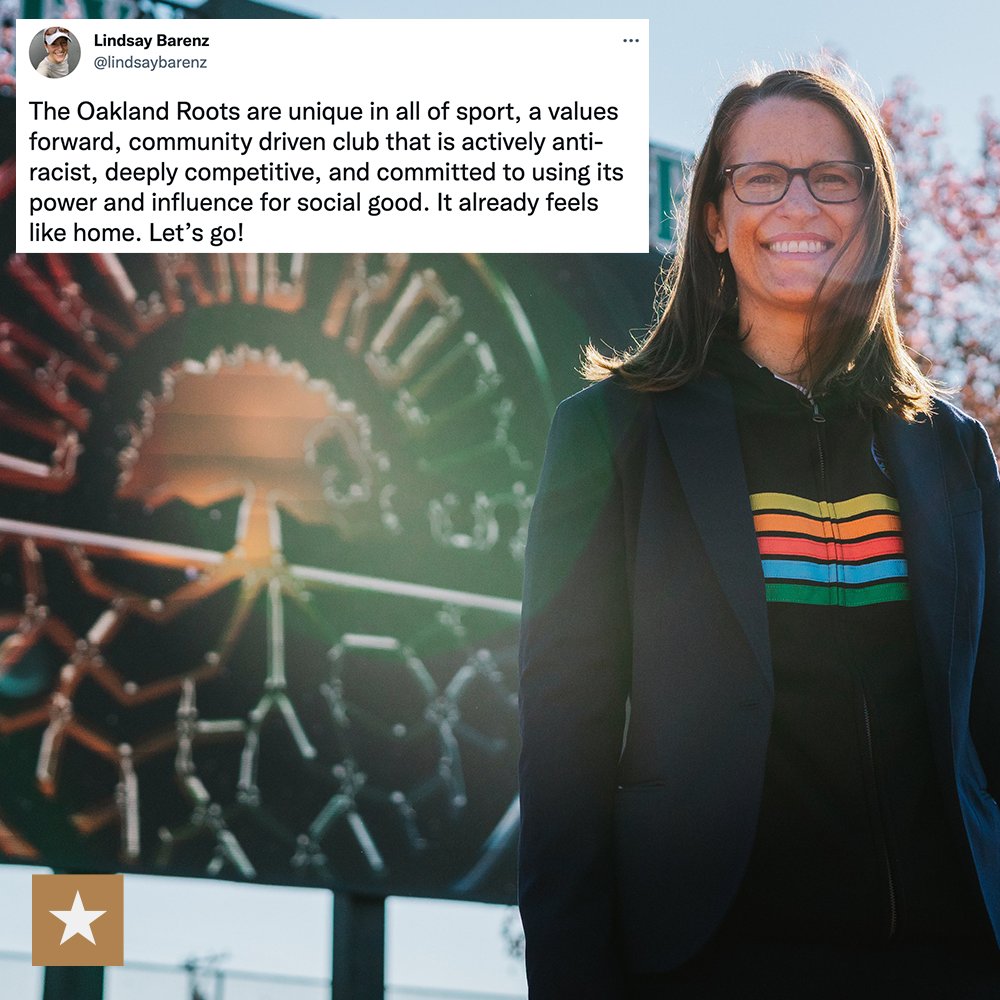 USLChampionship's tweet image. Celebrating National Girls &amp;amp; Women in Sports Day 🙌

Earlier this year, @oaklandrootssc appointed @lindsaybarenz as the league's first female club President ⬇️