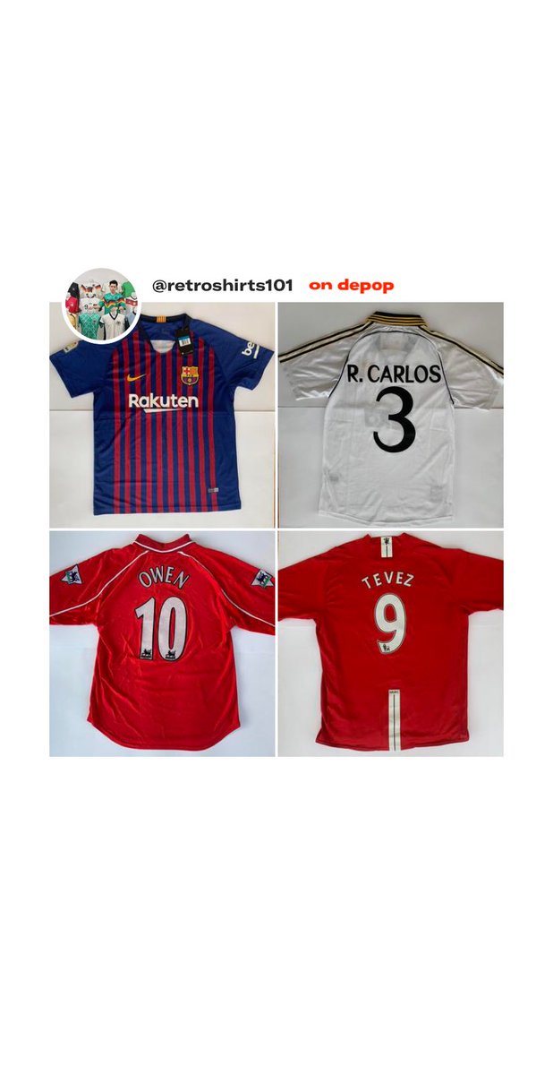 NEW SHIRTS UP FOR SALE NOW!!! 
STARTING AT JUST £5 

depop.app.link/kANgDgl8jnb