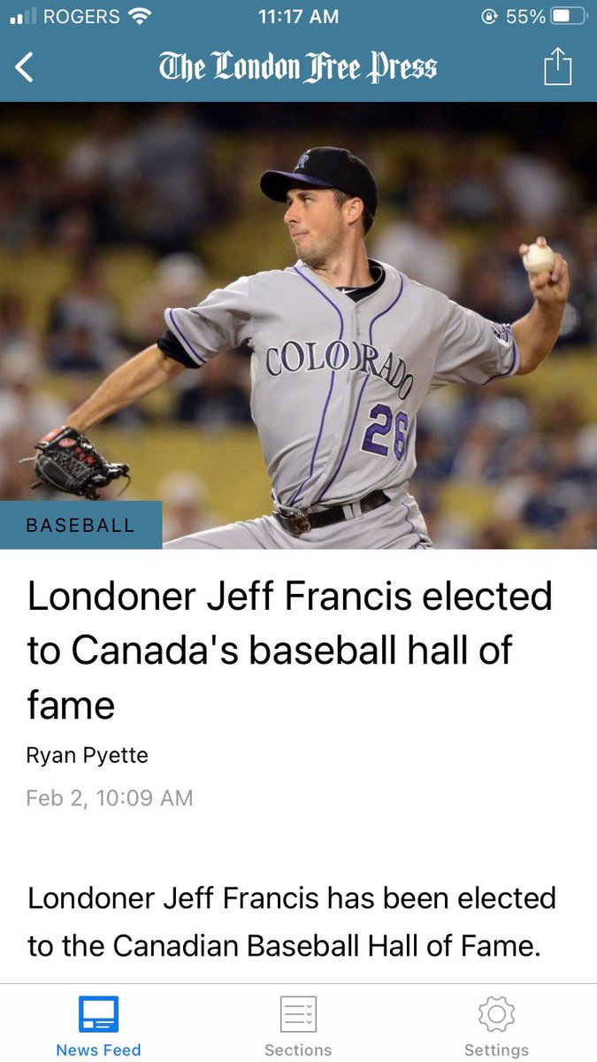 Congratulations Jeff on your Canadian Baseball Hall of Fame induction!!!!@Allisonmfrancis <a href="/jeffwfrancis/">Jeffrey Francis</a> @sarah_padfield