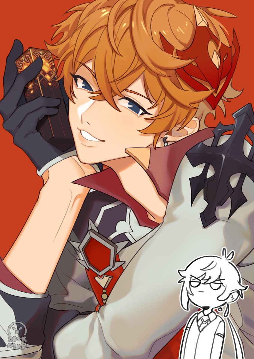 octk_o's tweet image. The prime suspect of why getting his pillar wasn't quite easy for some #childe #tartaglia #zhongchi #鍾タル