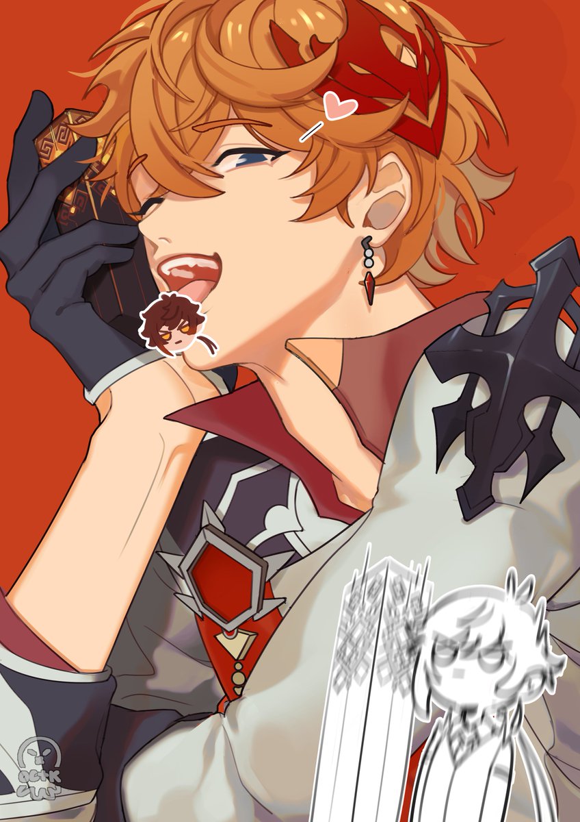 octk_o's tweet image. The prime suspect of why getting his pillar wasn't quite easy for some #childe #tartaglia #zhongchi #鍾タル