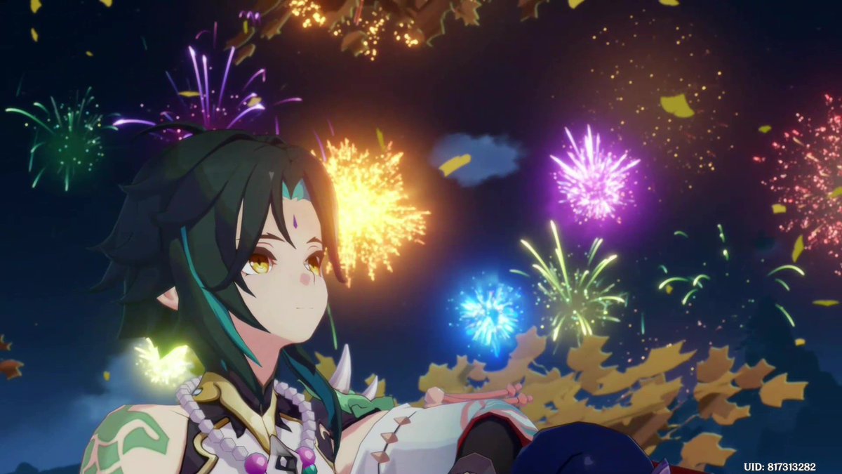 kairusse's tweet photo. the lanterns and fireworks look beautiful tonight ✨✨ https://t.co/NlsvtR2zWu