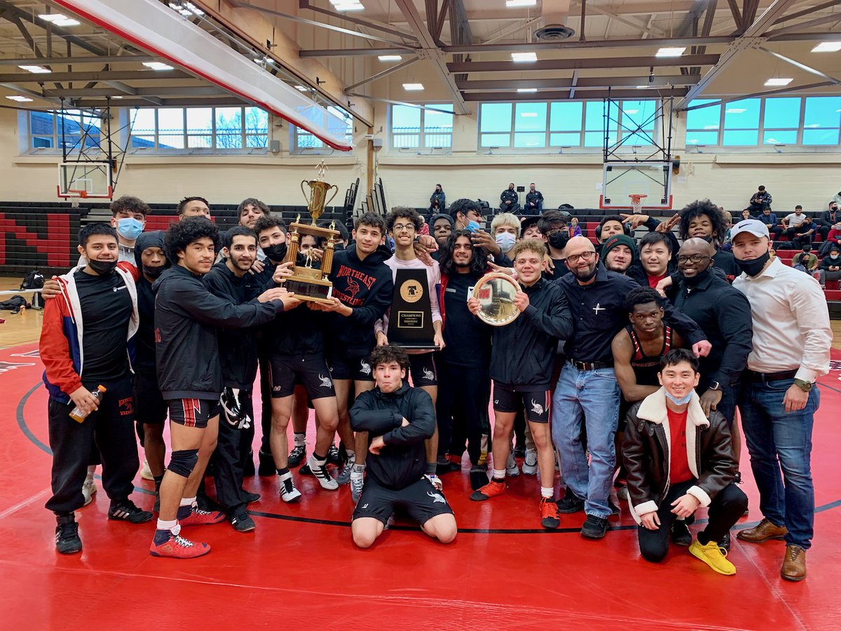 Congrats to NEHS Wrestling! Beating Central HS to win the Public League Championship!