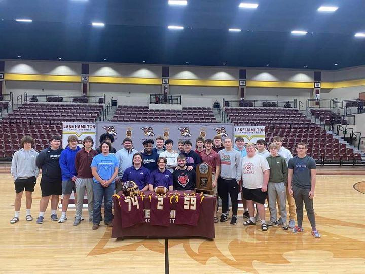 We had 3 sign their National Letter of Intent today, Dylan Horton(OBU), Owen Miller(UCA) and Chase Jessup(Arkansas State)